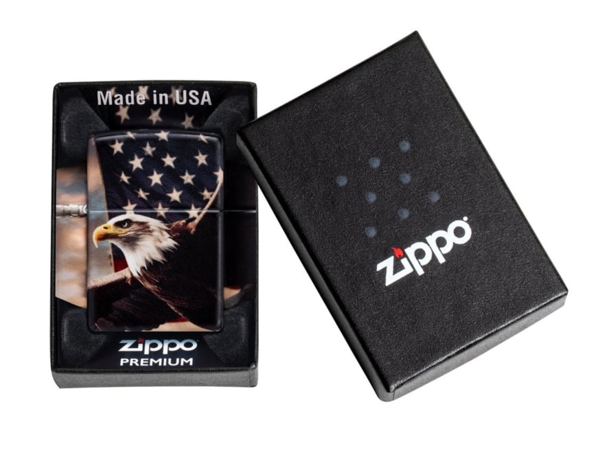 Zippo Bald Eagle USA Flagproduktbild #3